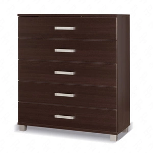 Komoda z szufladami Maximus 100 cm kasztan wenge modernistyczny design komody szuflady na prowadnicach rolkowych