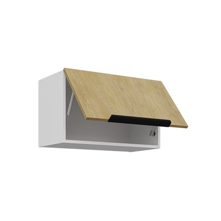 Zestaw mebli kuchennych Cremona 180 cm eleganckie szafki kuchenne o subtelnej i naturalnej kolorystyce idealny zestaw do małej kuchni