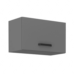 Szafka okapowa Verdi 60 GU-36 1F szafka odporna na działanie wilgoci i uszkodzenia czarny metalowy uchwyt