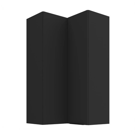 Szafka kuchenna narożna wisząca Alatri Bl 60x60 GN-108 2F odporna na uszkodzenia wykończenie frontów w technologii anti fingerprint