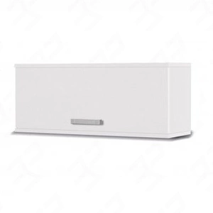 Półka wisząca z drzwiami Maximus 100 cm biała nowoczesny design obrzeża wykończone specjalną okleiną front podnoszony na siłownikach gazowych