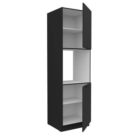 Słupek kuchenny Alatri Bl 60 DP-210 2F szafka do zabudowy piekarnika fronty wykonane w innowacyjnej technologii anti fingerprint