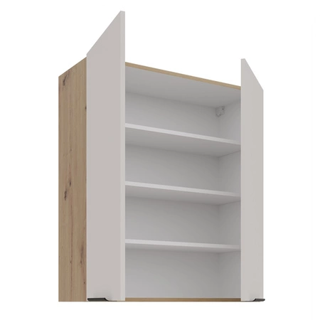 Szafka kuchenna wisząca Soela 80 G-90 2F metalowe uchwyty krawędziowe szafka odporna na działanie wilgoci i uszkodzenia