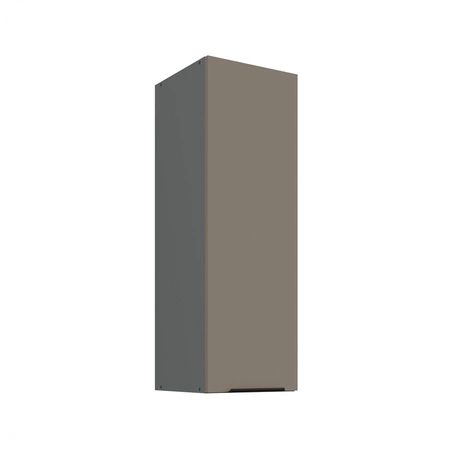 Zestaw mebli kuchennych Fiuggi Ant 300 cm stylowe szafki kuchenne z frontami wykonanymi w technologii anti fingerprint metalowe uchwyty