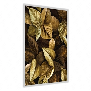 Plakat jesienne liście 70x100 plakat w ramie precyzyjny wydruk ze stylową grafiką doskonała dekoracja do salonu lub sypialni