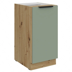 Szafka kuchenna stojąca z półką Treviso Ar 40 D 1F BB szafka odporna na uszkodzenia wykończenie frontów w technologii anti fingerprint