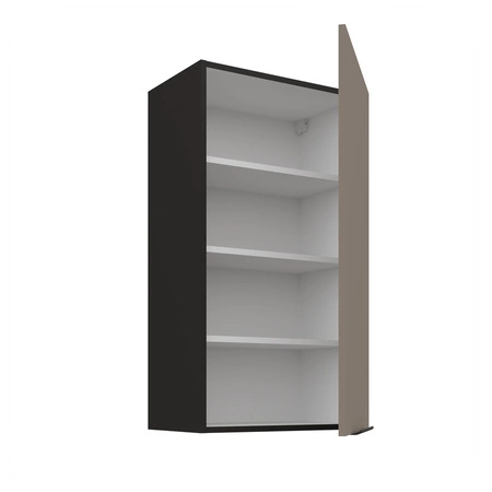 Zestaw mebli kuchennych Fiuggi Bl 390 cm stylowe szafki kuchenne z frontami wykonanymi w technologii anti fingerprint metalowe uchwyty