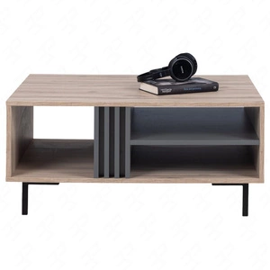 Stolik kawowy Estan dąb estana jasny / antracyt nowoczesny design blat odporny na rozlane ciecze