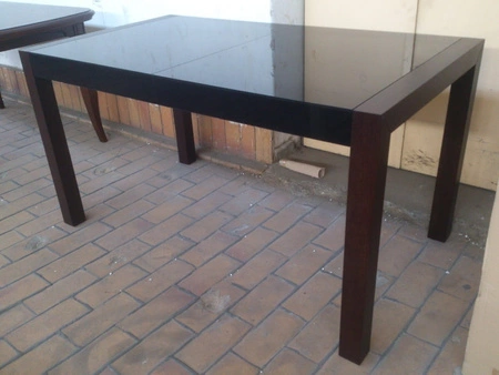 Stół rozkładany VETRO 90x173 + 60cm (jesion czekoladowy)