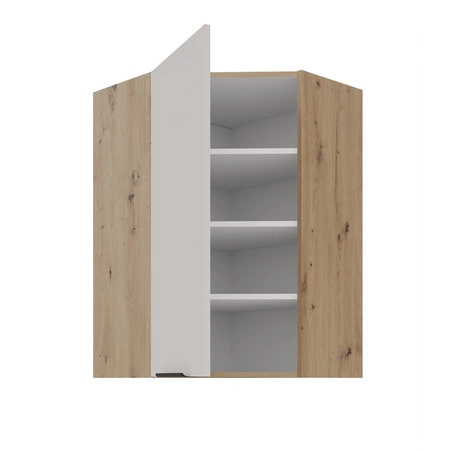 Szafka kuchenna narożna wisząca Soela 60x60 GN-90 1F metalowy uchwyt krawędziowy szafka odporna na działanie wilgoci i uszkodzenia