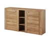 Komoda Larona 155 cm dąb riviera nowoczesny design idealna komoda do salonu sypialni lub biura prosta forma
