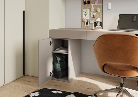 Szafka pod biurko Woow 33 cm clay grey uniwersalny i praktyczny kontenerek tworzący dodatkową przestrzeń do przechowywania