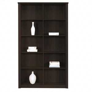 Regał dzielony Finezja 120 cm dąb sonoma czekolada nowoczesny mebel oryginalna kolorystyka świetna propozycja do salonu lub pokoju dziennego