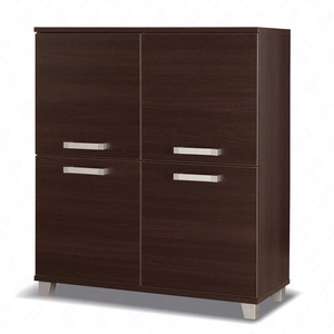 Komoda Maximus 100 cm kasztan wenge nowoczesny design mebla obrzeża komody wykończone specjalną okleiną ABS