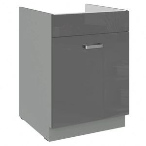 Szafka pod zlewozmywak Grey 60 ZL 1S szafka odporna na wpływ zewnętrznych czynników jak para wodna wysoka temperatura i rozlane ciecze