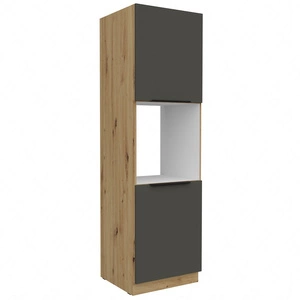 Słupek kuchenny Aversa Ar 60 DP-210 2F szafka do zabudowy piekarnika fronty wykonane w innowacyjnej technologii anti fingerprint