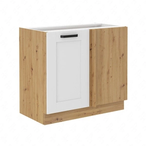 Szafka kuchenna narożna dostawiana Luis 105 ND 1F BB prawa szafka odporna na parę wodną wysoką temperaturę oraz rozlaną ciecz