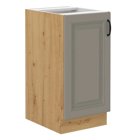 Szafka kuchenna stojąca z półką Delos 40 D 1F BB szafka odporna na parę wodną wysoką temperaturę i rozlaną ciecz