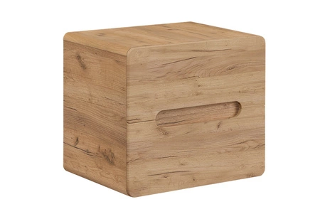 Szafka pod umywalkę nablatową Aruba 60 cm dąb craft złoty stylowy design szafki o zaoblonym kształcie odporna na wilgoć i uszkodzenia