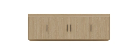 Nadstawka do szafy Rene 176 cm dąb olejowany funkcjonalna szafka powiększy miejsce do przechowywania obuwia ubrań i dodatków