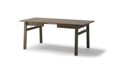 Stół rozkładany Plot 85x149-269 cm dąb ciemny estetyczny i praktyczny stół do jadalni uniwersalny styl dopasuje się do każdego wnętrza