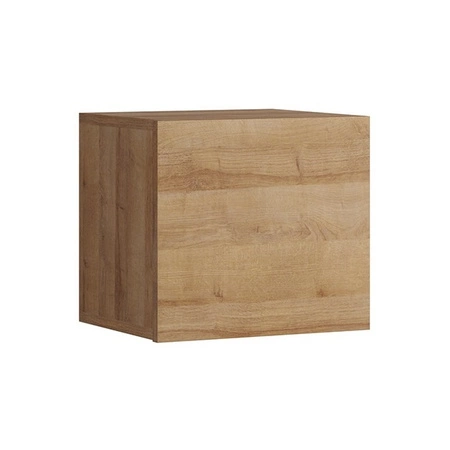 Zestaw mebli Apulia XXI biały / dąb złoty wyjątkowo stylowa meblościanka do salonu proste bryły wpisujące się w każde wnętrze