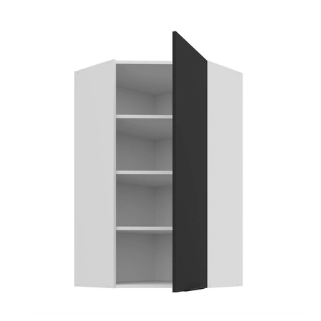 Szafka kuchenna narożna wisząca Alatri Wh 60x60 GN-108 1F odporna na uszkodzenia wykończenie frontów w technologii anti fingerprint