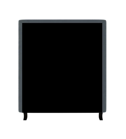 Łóżko kontynentalne Melba 100x200 turkusowe w nowoczesnym skandynawskim stylu z tapicerowanym zagłówkiem łóżko z pojemnikiem