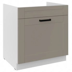 Szafka kuchenna pod zlewozmywak z szufladą Ponza 80 ZL 1S BB szafka odporna na parę wodną rozlaną ciecz i wysoką temperaturę