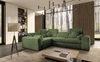Narożnik z funkcją spania Viano II zielony lewostronny designerski narożnik rozkładany idealnie wpisujący się w nowoczesne aranżacje