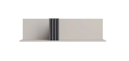 Zestaw mebli biurowych Estan beżowy / antracyt stylowe meble o minimalistycznym designie modna kolorystyka metalowe uchwyty