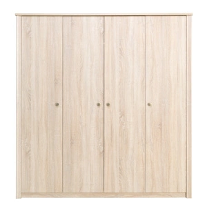 Szafa Finezja 200 cm dąb sonoma jasny to funkcjonalny mebel do biura lub sypialni