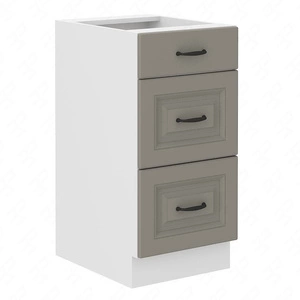 Szafka kuchenna stojąca z szufladami Kastos 40 D 3S BB szafka odporna na parę wodną wysoką temperaturę i rozlaną ciecz