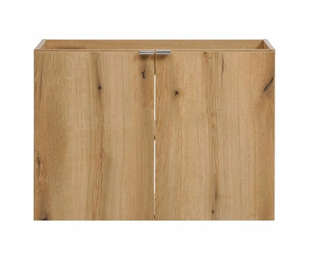 Szafka pod umywalkę Nova 80 cm dąb coast evoke praktyczna szafka z gustownymi uchwytami krawędziowymi odporność na działanie wilgoci