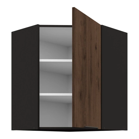 Szafka kuchenna narożna wisząca Brianza 60x60 GN-72 1F metalowy uchwyt krawędziowy szafka odporna na działanie wilgoci i uszkodzenia