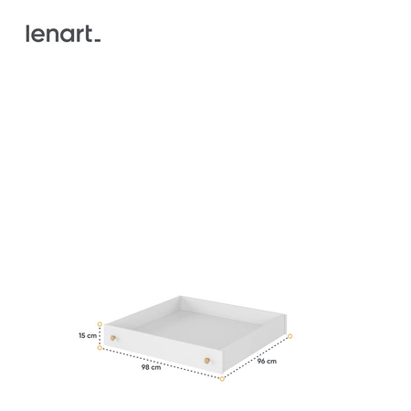 Zestaw mebli Story biały / dąb nash eleganckie i stylowe meble do pokoju młodzieżowego o subtelnym wykończeniu modna kolorystyka