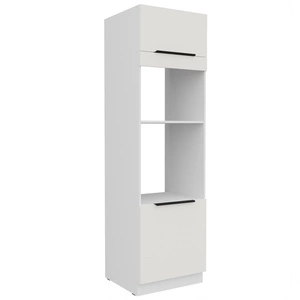 Słupek kuchenny Corato Wh 60 DPM-210 2F szafka do zabudowy mikrofali i piekarnika fronty wykonane w technologii anti fingerprint