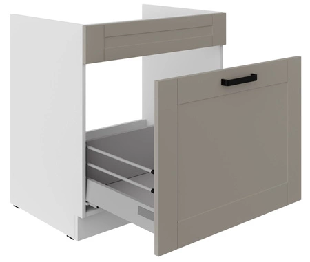 Szafka kuchenna pod zlewozmywak z szufladą Ponza 80 ZL 1S BB szafka odporna na parę wodną rozlaną ciecz i wysoką temperaturę