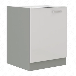 Szafka kuchenna stojąca z półką Bianka 60 D 1F BB szafka odporna na parę wodną wysoką temperaturę i rozlaną ciecz