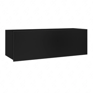 Szafka wisząca Apulia 105 cm czarny połysk minimalistyczny design stylowa szafka do salonu prosta bryła wpisująca się w każde wnętrze