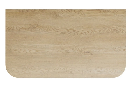 Blat do szafki łazienkowej Ovalia Cremona 80 cm dąb cremona blat z zaoblonymi krawędziami wykonany z wytrzymałej płyty MDF