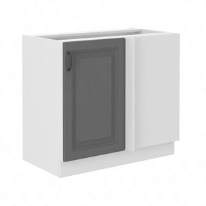 Szafka kuchenna narożna dostawiana Tilos 105 ND 1F BB prawa szafka odporna na parę wodną wysoką temperaturę i rozlaną ciecz