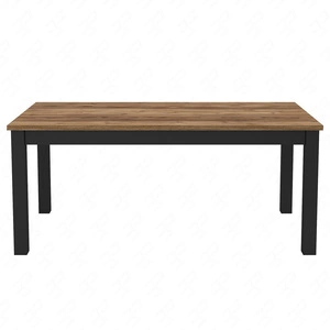 Stół Olin 95x180 cm appenzeller / czarny klasyczna forma doskonała propozycja do jadalni odporny blat