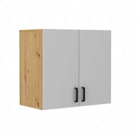 dąb artisan / jasny szary