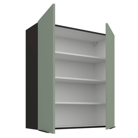 Szafka kuchenna wisząca Treviso Bl 80 G-90 2F szafka kuchenna odporna na uszkodzenia wykończenie frontów w technologii anti fingerprint