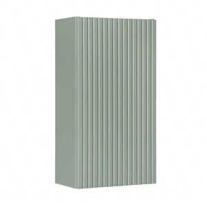Szafka łazienkowa wisząca Line Reed Green 30 cm szałwiowa stylowa szafka do łazienki z oryginalnym pionowym ryflowaniem