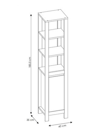Zestaw mebli łazienkowych Classic eleganckie szafki do łazienki w stylu klasycznym zachwycają prostym designem stabilna podstawa