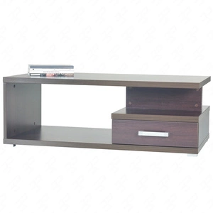 Stolik kawowy Jazon 68 cm kasztan wenge nowoczesny design mebla obrzeża stolika kawowego wykończone zostały specjalną okleiną