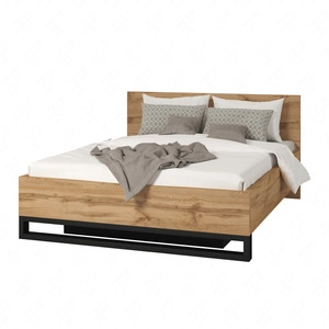 Łóżko Halle S 160x200 z pojemnikiem na pościel dąb wotan stylowy design idealne łóżko do sypialni wysoka jakość wykonania