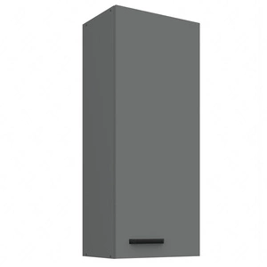 Szafka kuchenna wisząca Verdi 45 G-108 1F szafka odporna na działanie wilgoci i uszkodzenia czarny metalowy uchwyt